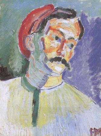 Henri Matisse Portrait of Andre Derain (mk35) oil painting picture